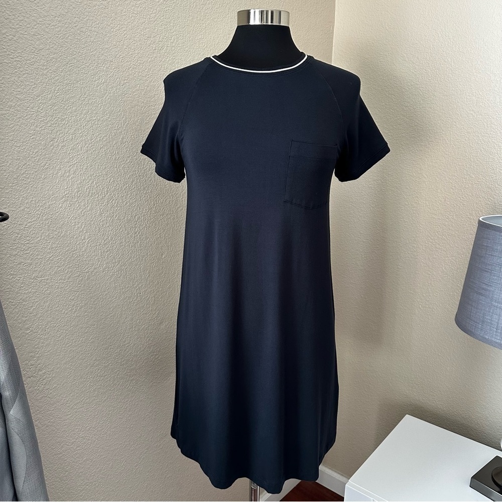 Abercrombie & Fitch Short Sleeve Black T-Shirt Mini Dress Size S